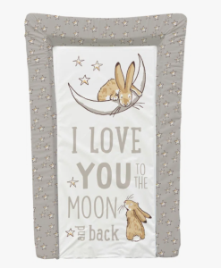OBABY Changing Mat "Guess How Much I Love You - Moon and Back" Grey